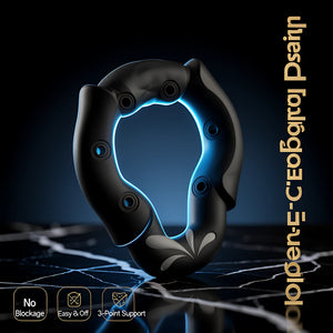 Silicone Cock Ring Set for Men, 3 Sizes Open Tip Rings, No-Blockage Erection Support & Couples Toy - Mairalea
