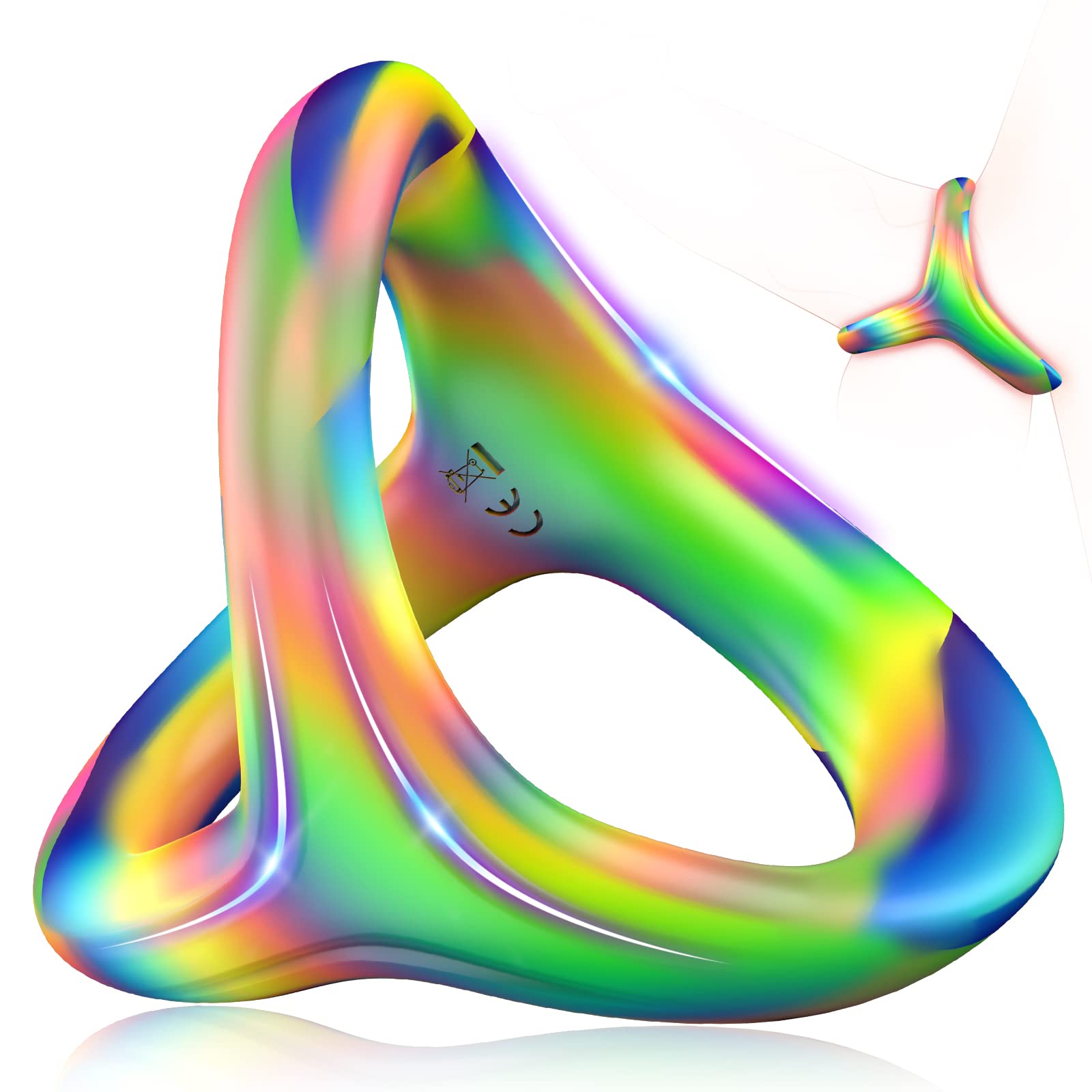 Silicone Penis Ring for Men, Adorime 3 in 1 Ultra Soft Stretchy Cock Ring Penis Enlargers Erection Tool, Sex Toy for Men - Mairalea