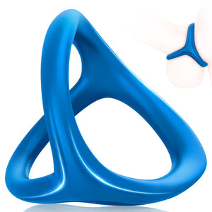Silicone Penis Ring for Men, Adorime 3 in 1 Ultra Soft Stretchy Cock Ring Penis Enlargers Erection Tool, Sex Toy for Men - Mairalea