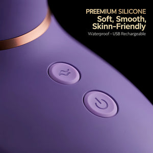 Sucking Vibrator | Clitoral Sucker & G Spot Stimulator, 9 Modes Waterproof Sex Toy - Mairalea