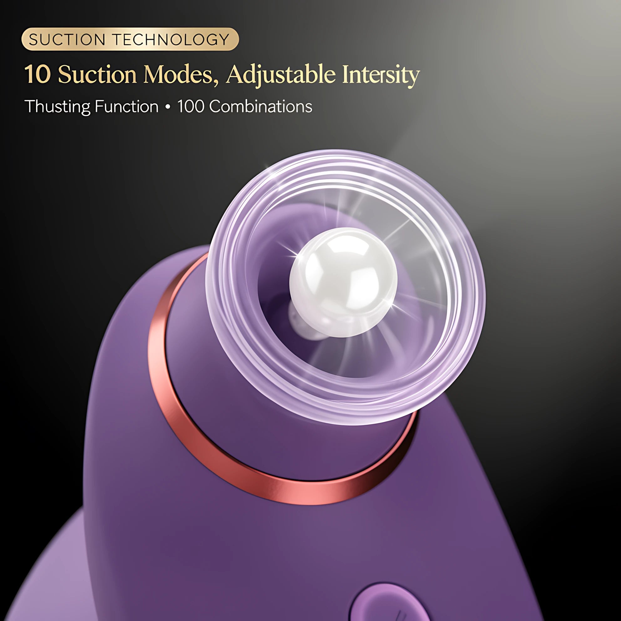 Sucking Vibrator | Clitoral Sucker & G Spot Stimulator, 9 Modes Waterproof Sex Toy - Mairalea