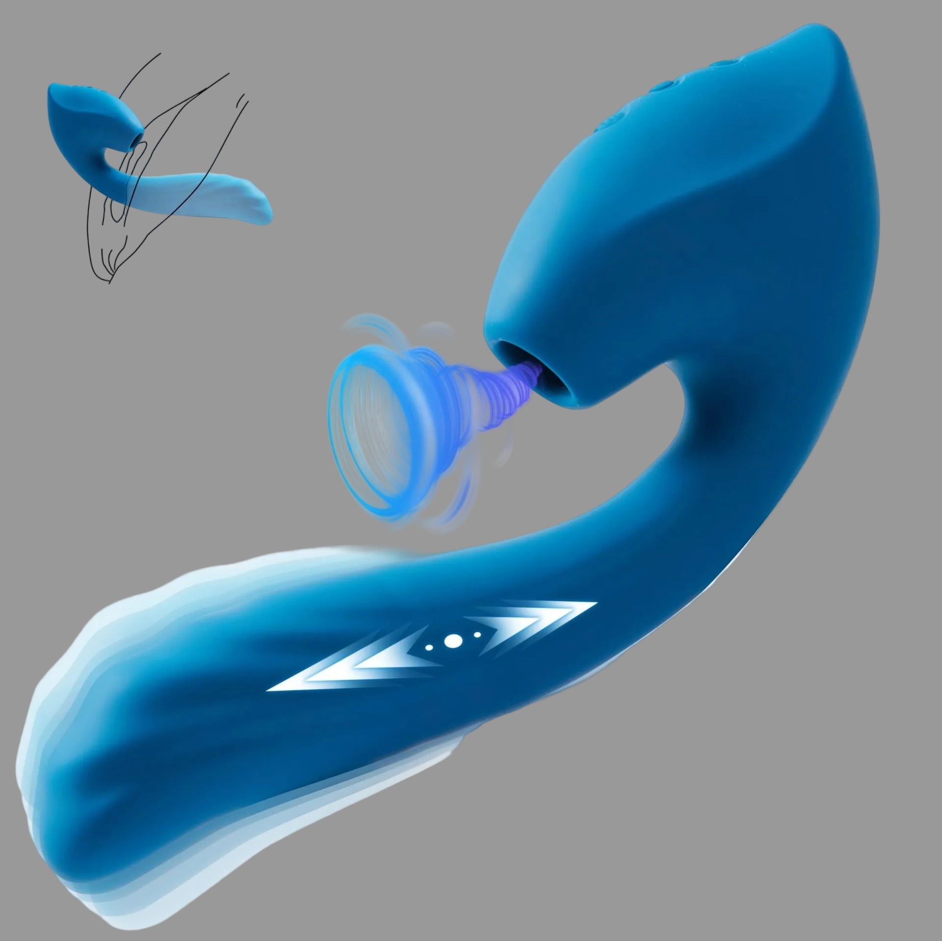 Suction Telescopic Vibrating Wand - Mairalea