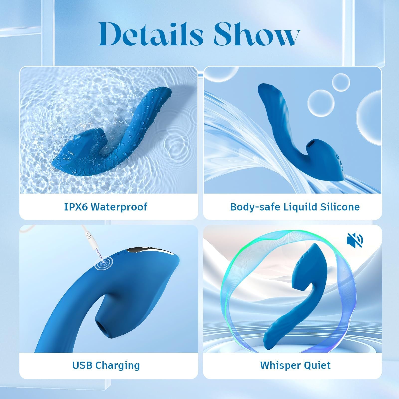 Suction Telescopic Vibrating Wand - Mairalea
