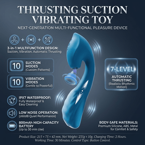 Suction Vibrating Wand for Women | Clitoral Stimulator Toy - Mairalea
