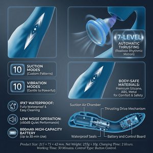 Suction Vibrating Wand for Women | Clitoral Stimulator Toy - Mairalea