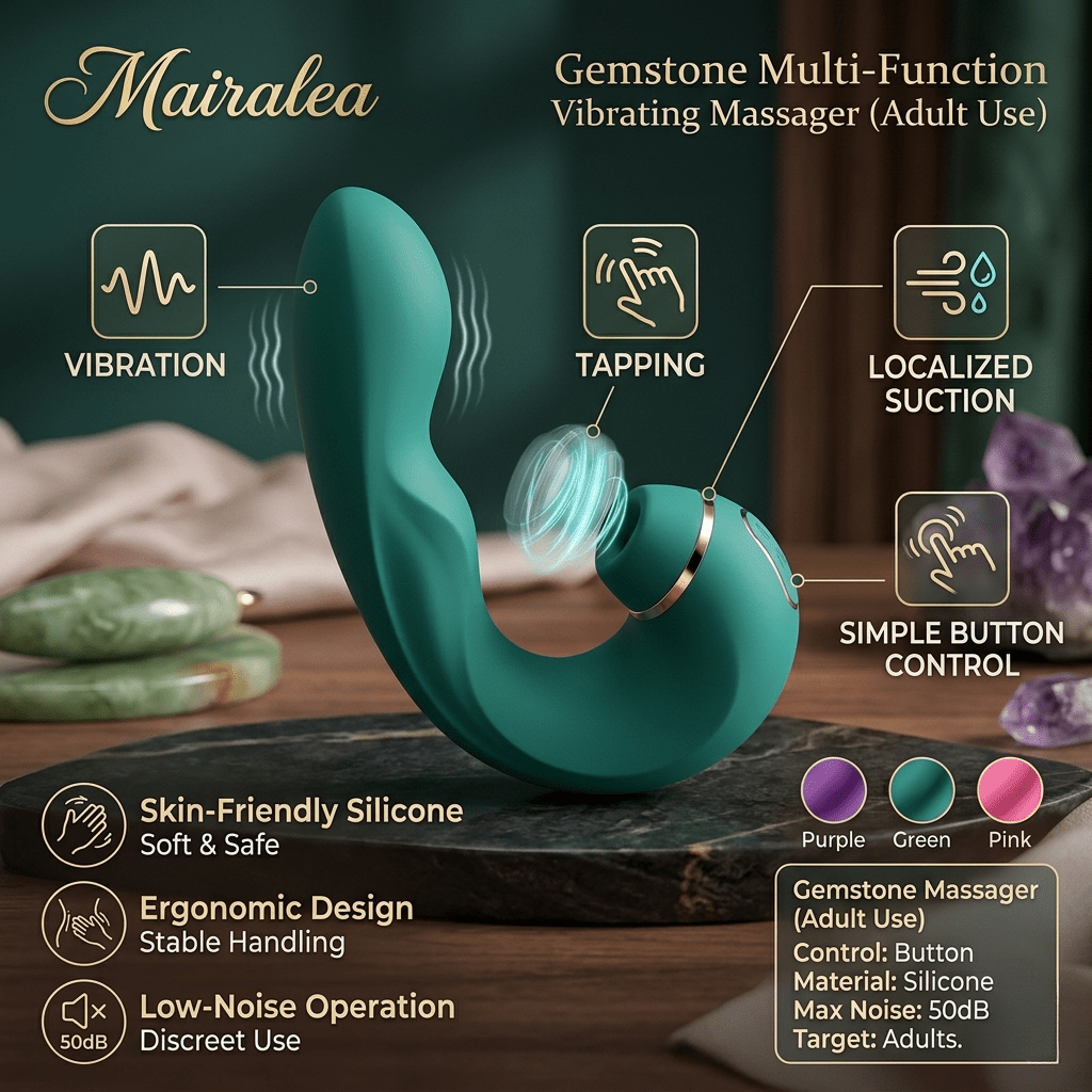 Suction Vibration Wand for Women – Clitoral & G Spot Stimulator Toy - Mairalea