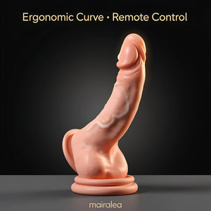 Thrusting Dildo Vibrator | Heating G Spot & Clitoral Realistic Sex Toy - Mairalea