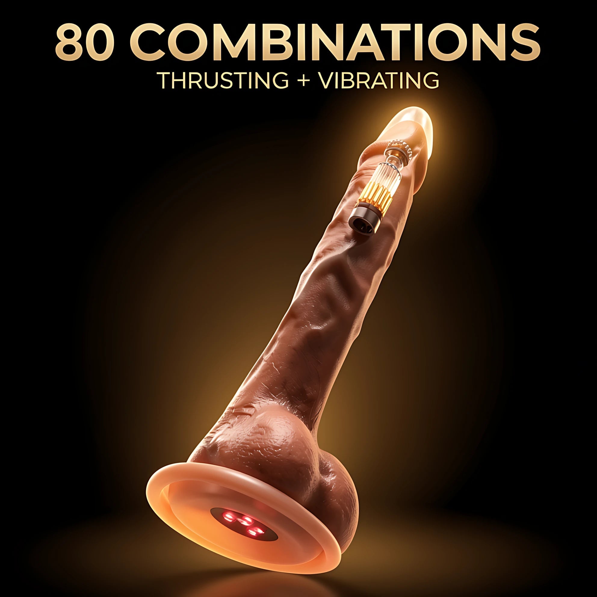 Thrusting Dildo Vibrator | Heating G Spot & Clitoral Stimulator, Remote Control Toy - Mairalea