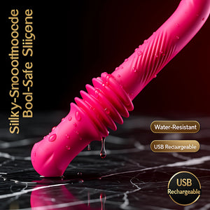 Thrusting Dildo with Automatic Motion, Vibration & APP Control - Mairalea