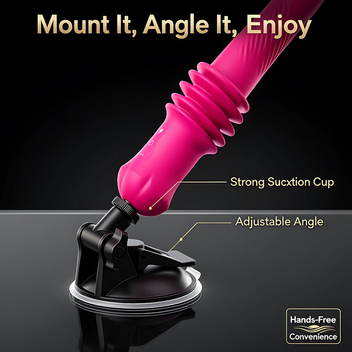 Thrusting Dildo with Automatic Motion, Vibration & APP Control - Mairalea