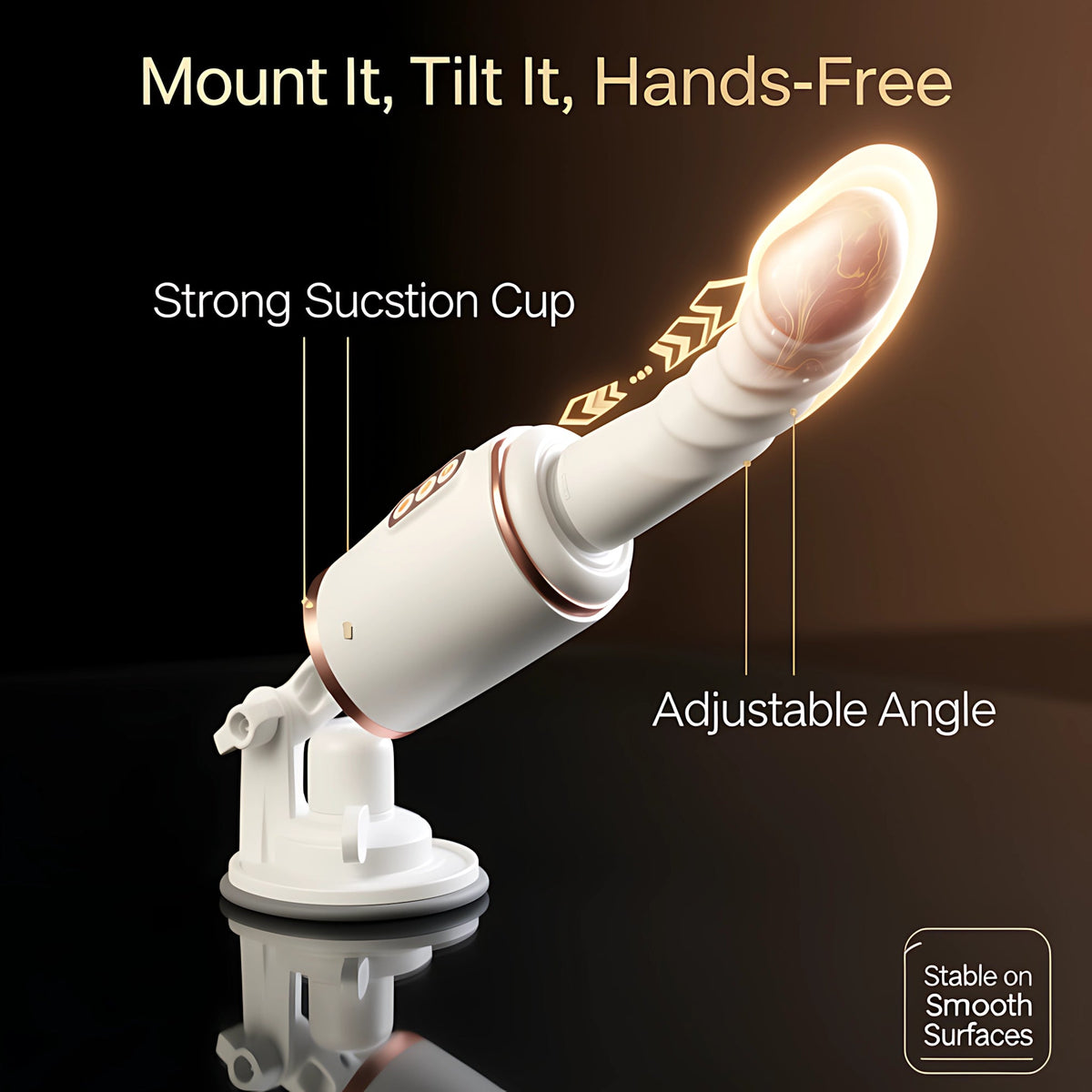 Thrusting Sex Machine with Dual Motors, Remote Control & 10 Modes - Mairalea