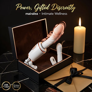 Thrusting Sex Machine with Dual Motors, Remote Control & 10 Modes - Mairalea