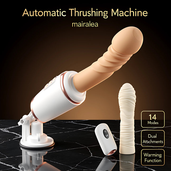 Thrusting Sex Machine with Dual Motors, Remote Control & 10 Modes - Mairalea