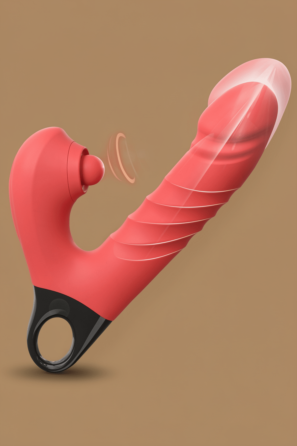 Thrusting Vibrating Dildo, 3 in 1 Female G Spot Vibrator with Clitoral Stimulator, Women Adult Sex Toys 3 Thrust 5 Pulsating 10 Vibrating Modes, YUKZEN Rabbit Sex Toy Dildo for Women Couples Pleasure - Mairalea