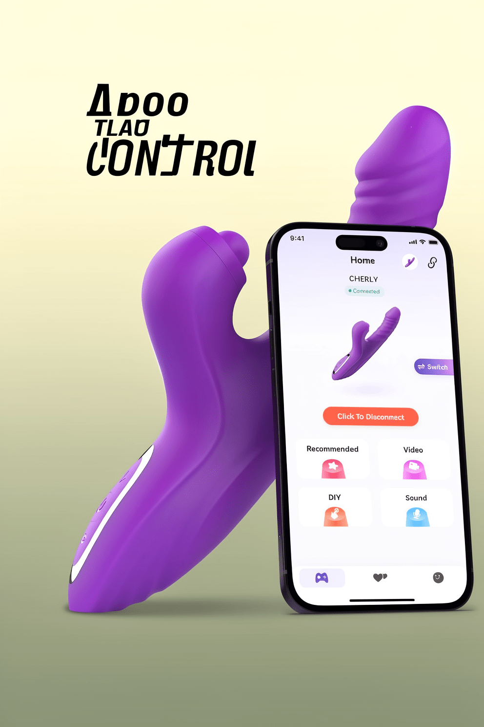 Toendi Thrusting Dildo Rabbit Vibrator for Women, G Spot Clitoral Vibrators | 10 Vibration Modes, 7 Thrusting Modes, Licking Function, G Spot & Clitoral Stimulation, For Couples Adult Sex Toys Games - Mairalea