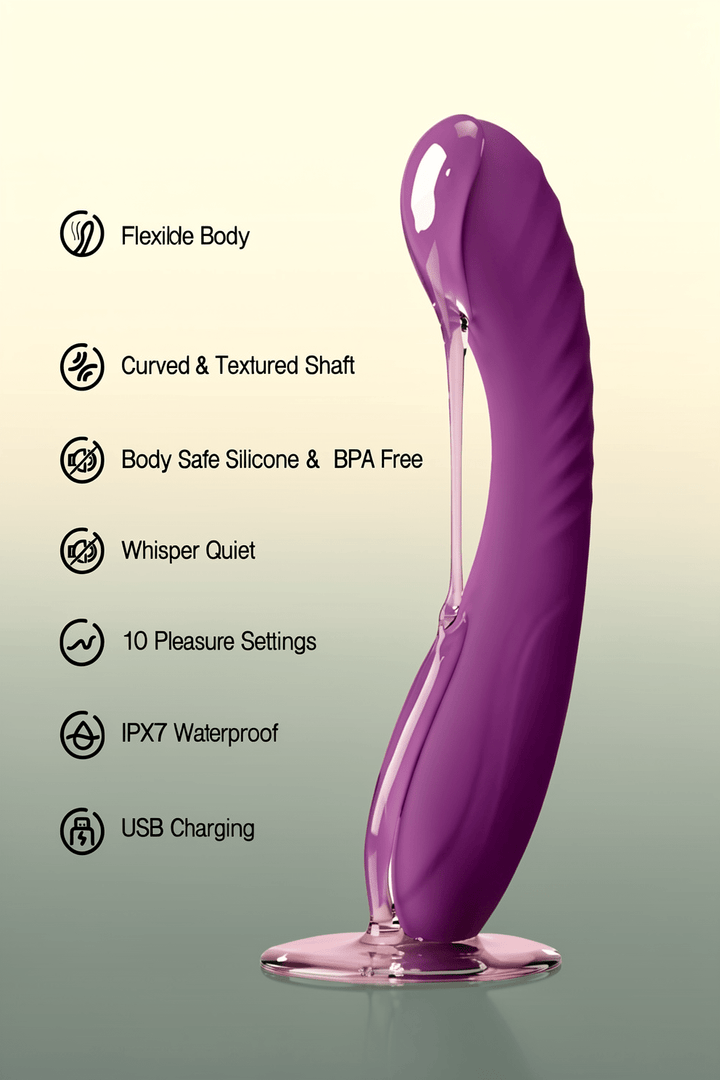 Powerful vibrator for women with multiple vibration modes and ergonomic design