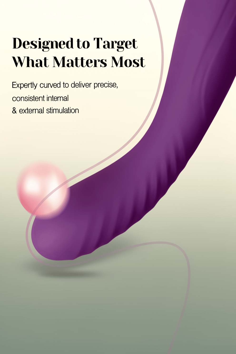 Silicone powerful vibrator for women, rechargeable and waterproof sex toy