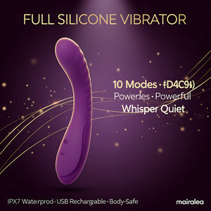 Tracy's Dog Powerful Vibrator for Women, Full Silicone G-Spot Massager with 10 Modes - Mairalea