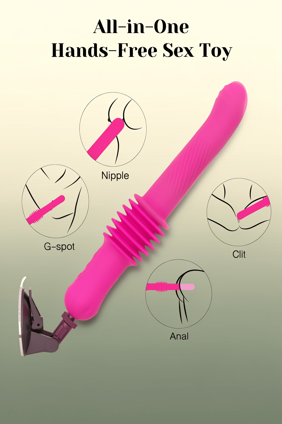 Tracy’s Dog Thrusting Dildo Sex Machine for Women, 2.36-Inch Deep Thrusts Vibrator Sex Toy with 3 Speeds & 10 Vibration Modes, Remote Control Adult Toy, Dual-Layer Silicone, Heating Function（Lento） - Mairalea