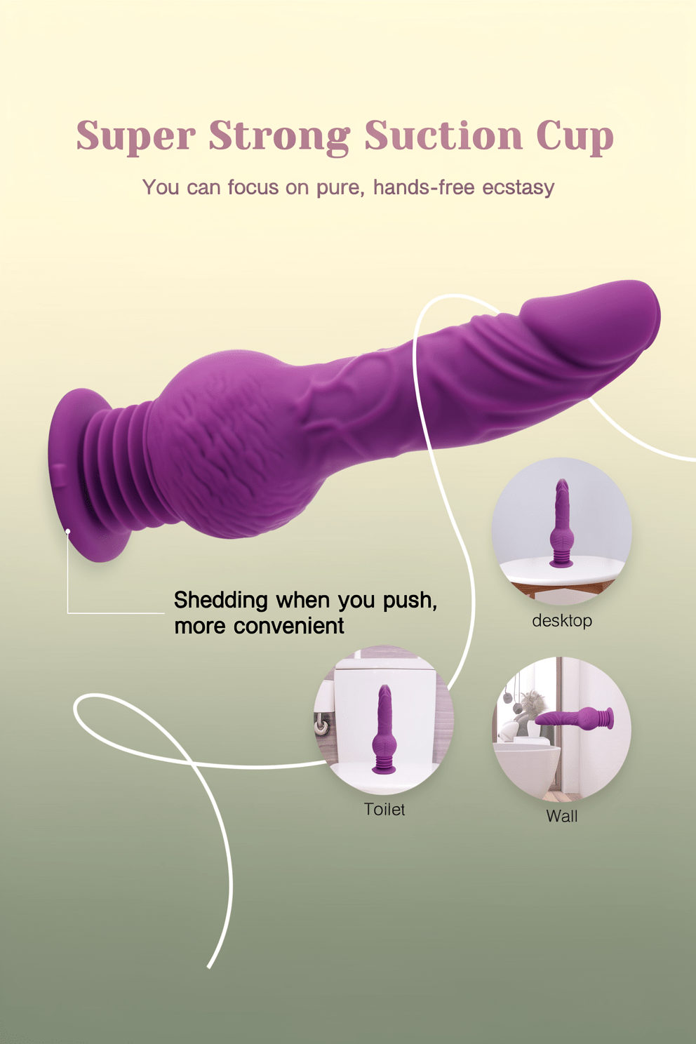 Tracy's Dog Thrusting Dildo Vibrator - Pulse Pounding Dildo G-Spot Anal Stimulator with 10 Vibrating & 3 Bouncing Modes, 9.29 Inch Realistic Strap-On Dildos Adult Sex Toys for Women Men (Drillme) - Mairalea