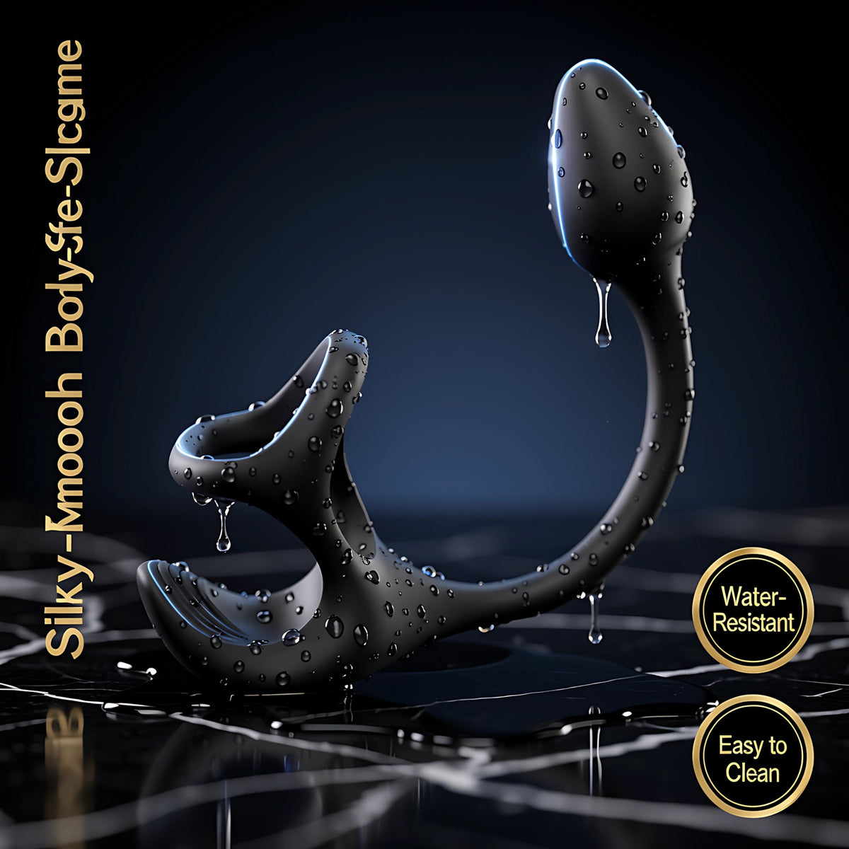 Tracy's Dog Vibrating Cock Ring - 9-Speed Prostate Massager & P-Spot Stimulator for Men & Couples - Mairalea