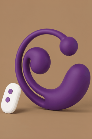 Tracy's Dog Vibrator for Women - Hands-Free Dual Stimulator with Clitoral G-Spot Vibration, Body-Hugging Fit, Remote Control, 9 Modes, Waterproof Rechargeable Adult Sex Toys for Solo & Couples, Piko - Mairalea