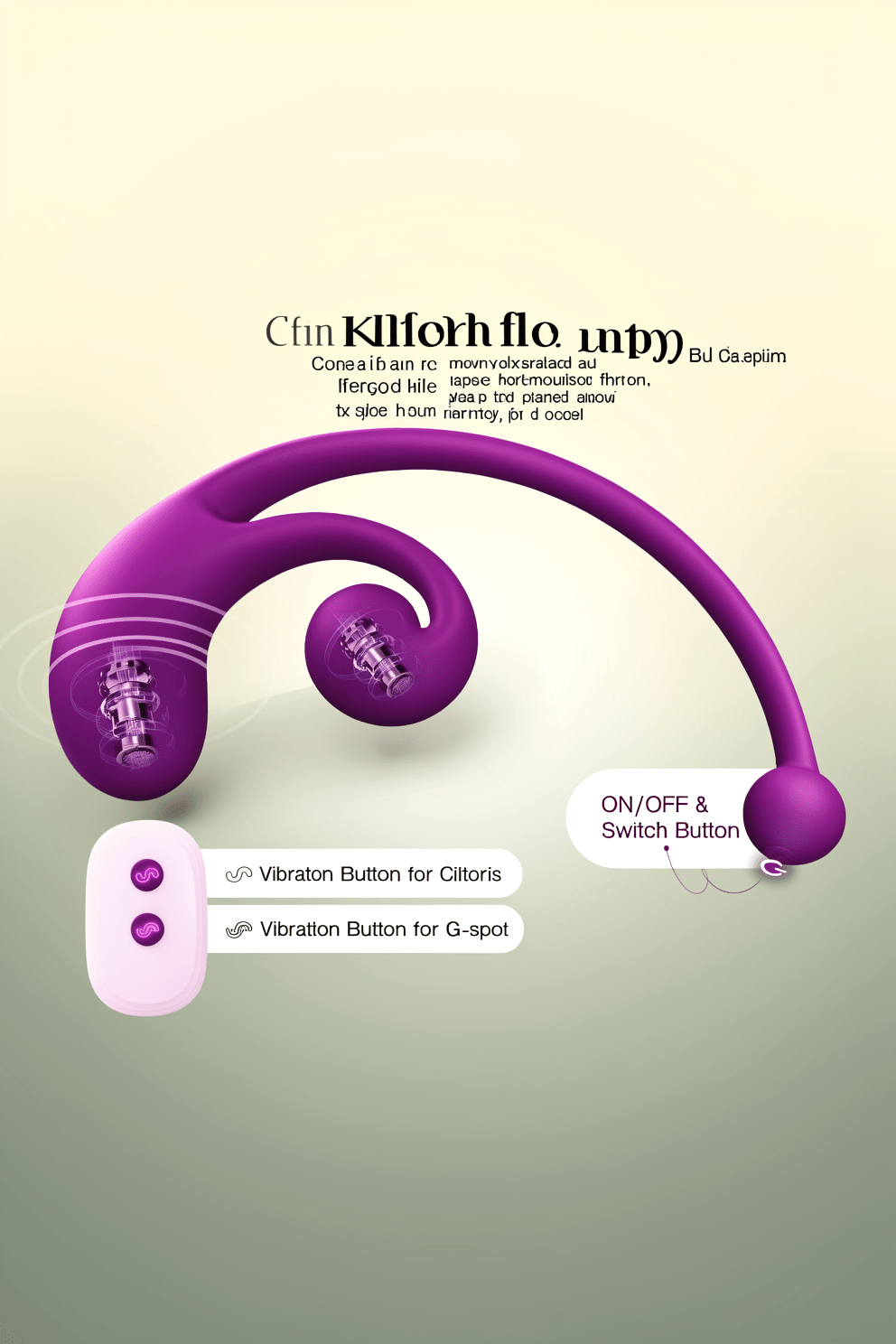 Tracy's Dog Vibrator for Women - Hands-Free Dual Stimulator with Clitoral G-Spot Vibration, Body-Hugging Fit, Remote Control, 9 Modes, Waterproof Rechargeable Adult Sex Toys for Solo & Couples, Piko - Mairalea