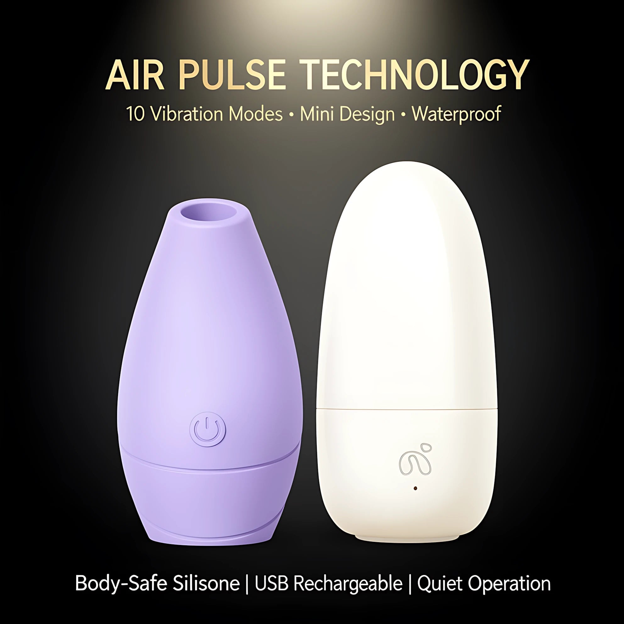 Tracy’s Dog Vibrator | Palm Sucking Clitoral & Bullet Massager, 10 Modes - Mairalea