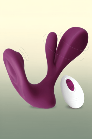 Tracy's Dog Wearable Clitoral G Spot Vibrator, Remote Control Adult Sex Toys for Women Couples Play, Powerful Quiet Panty Vibrators, Flexible Vibrating Stimulator with 10 Vibration, Erotic Massage - Mairalea