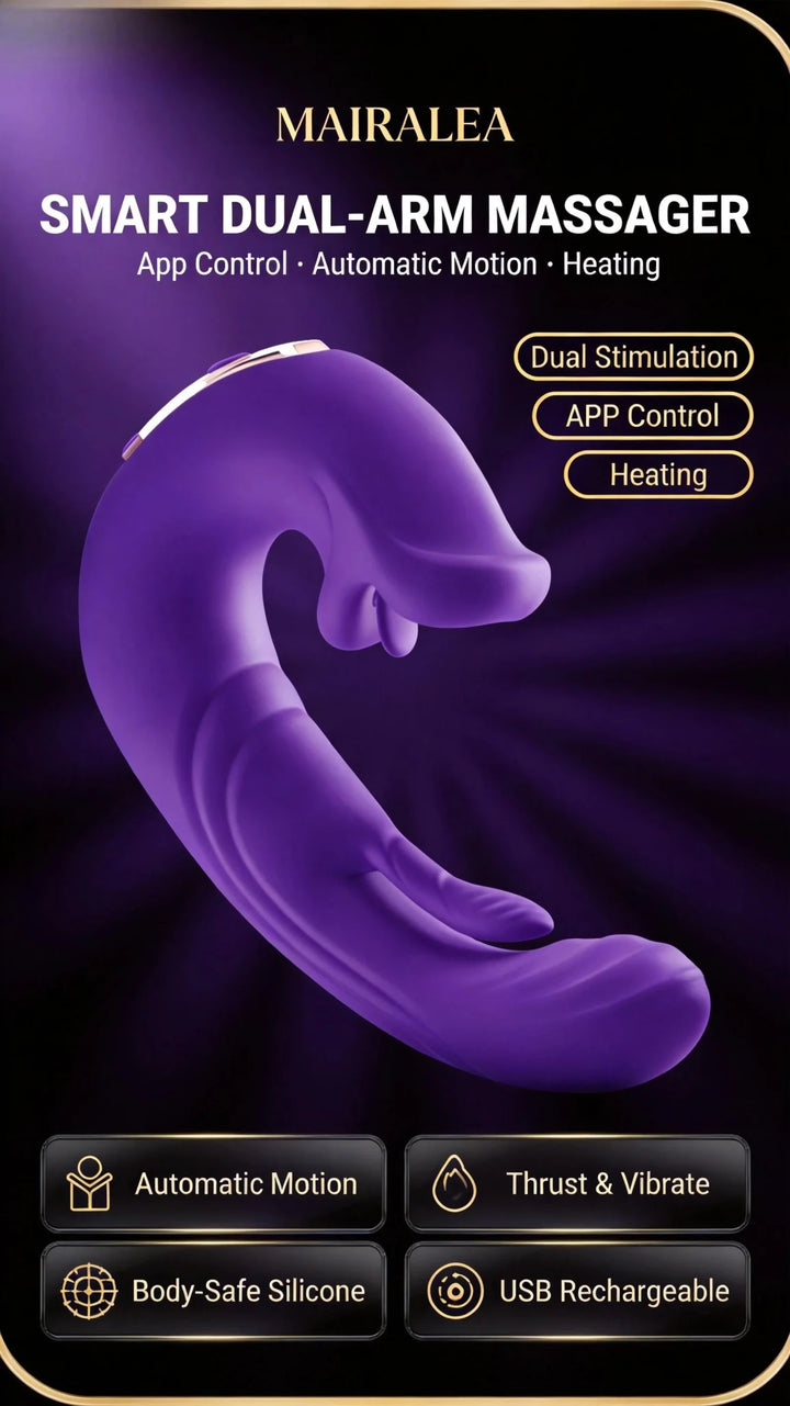Upgrade Automatic Stroking Machine, App-Control Thrusting Vibrating Heating Male Sex Toy - Mairalea