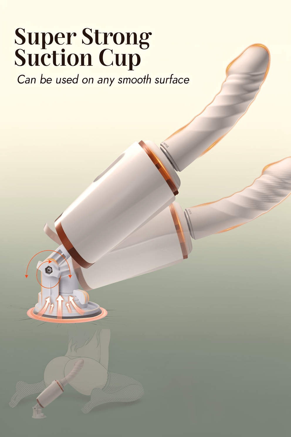 UTIMI Thrusting Dildo Sex Machine - 14 Thrusting and Vibration Modes with Heating, Dual-Head, and Suction Cup - Mairalea
