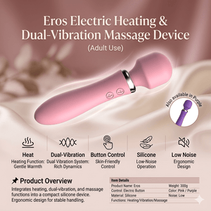 Variable Frequency Heated Massage Wand - Mairalea