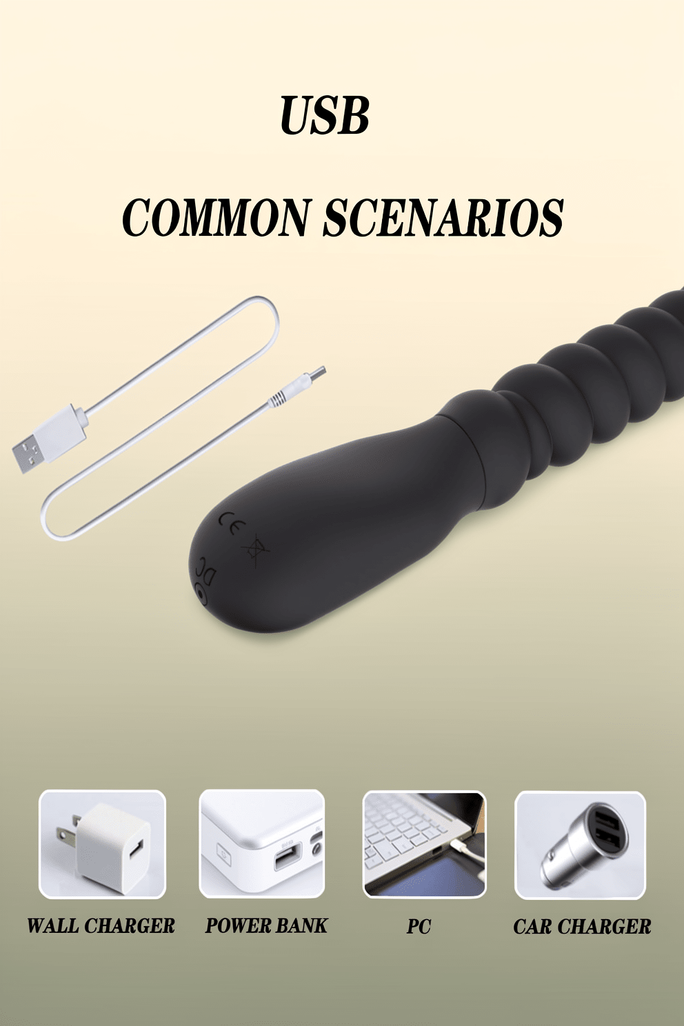 Vibrating Anal Beads Beginner-Friendly Butt Plug Sex Toy | Flexible Silicone G-Spot,Clit & Prostate Stimulator for Couples,10 Vibrations,Rechargeable & Waterproof,Discreet Adult Toy - Mairalea