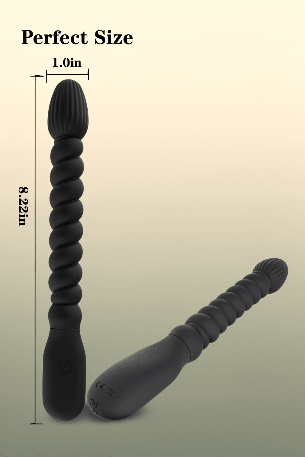 Vibrating Anal Beads Beginner-Friendly Butt Plug Sex Toy | Flexible Silicone G-Spot,Clit & Prostate Stimulator for Couples,10 Vibrations,Rechargeable & Waterproof,Discreet Adult Toy - Mairalea