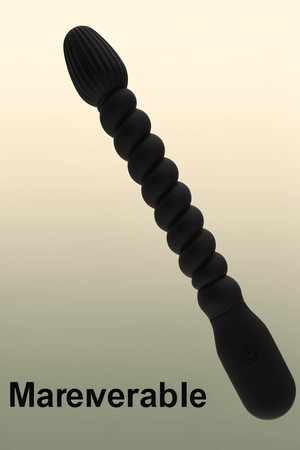 Vibrating Anal Beads Beginner-Friendly Butt Plug Sex Toy | Flexible Silicone G-Spot,Clit & Prostate Stimulator for Couples,10 Vibrations,Rechargeable & Waterproof,Discreet Adult Toy - Mairalea