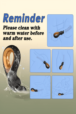 Vibrating Anal Beads Butt Plug, Auknut Rechargeable Flexible Butt Plug Prostate Massager with 10 Vibration Modes Anal Toys, Silicone Anal Beads with Pull Ring Design, Anal Toy for Men Women Couple - Mairalea