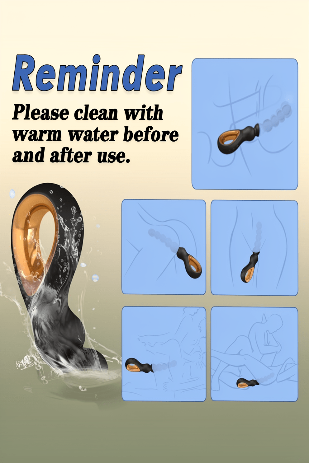 Vibrating Anal Beads Butt Plug, Auknut Rechargeable Flexible Butt Plug Prostate Massager with 10 Vibration Modes Anal Toys, Silicone Anal Beads with Pull Ring Design, Anal Toy for Men Women Couple - Mairalea