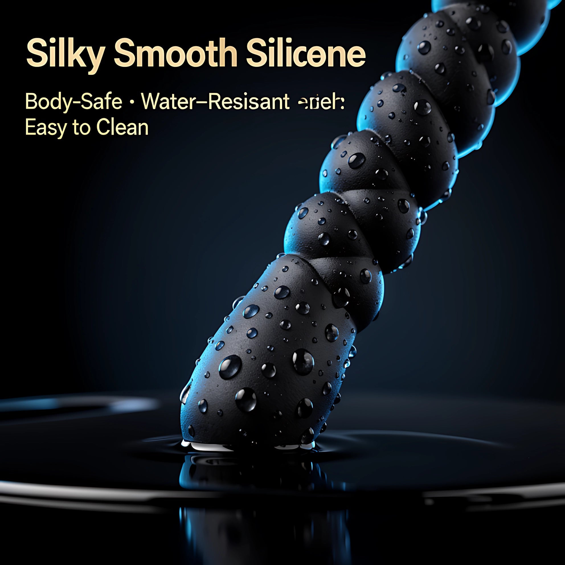 Vibrating Anal Beads | Silicone Butt Plug Anal Training & Prostate Massager Toy - Mairalea