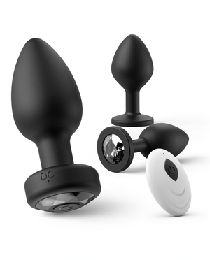Vibrating Anal Plug with Remote Control | Silicone Butt Plug 10 Modes Prostate Massager - Mairalea