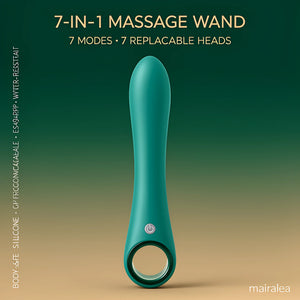 Vibrating Dildo G-Spot Vibrator, 10 Modes Silicone Clitoral & Nipple Stimulator for Women - Mairalea