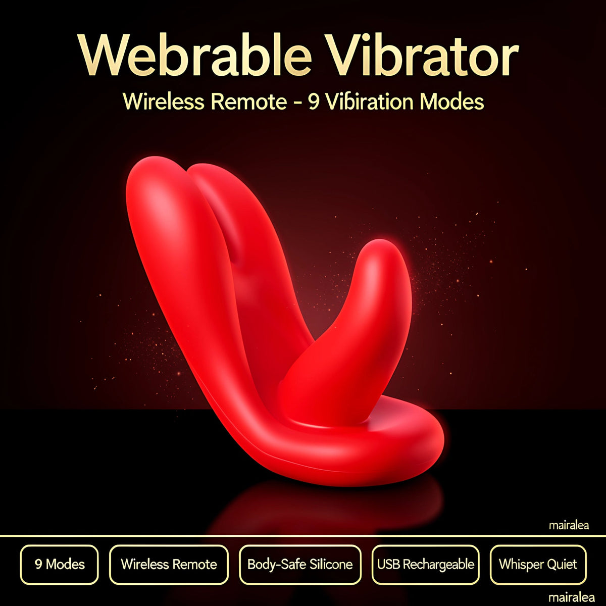 Vibrating Panties | Remote Control Wearable Underwear with Multiple Speeds - Mairalea