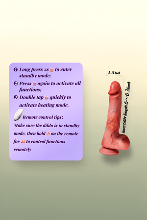 Vibrator Sex Toys Thrusting Dildo, Realistic Safety Silicone G Spot Dildo with 10 Thrusting & 10 Vibrating Mode for Vagina Anal Sex Stimulation, Soft Penis Vibrators Adult Sex Toy for Women and Couple - Mairalea