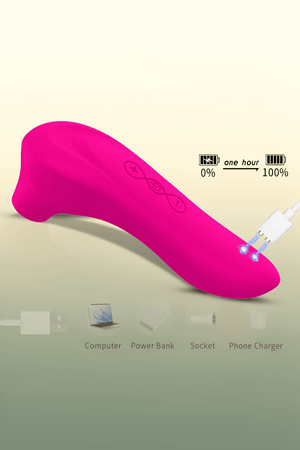 Vibrator Wand Rose Sex Toy Adult Toys, Clitoral G Spot Vibrators Sex Toys Vibrator Clit, Clit Stimulation Sex Novelties with 10 Licking & Vibrating, Clitoral Stimulator for Women Couple - Mairalea