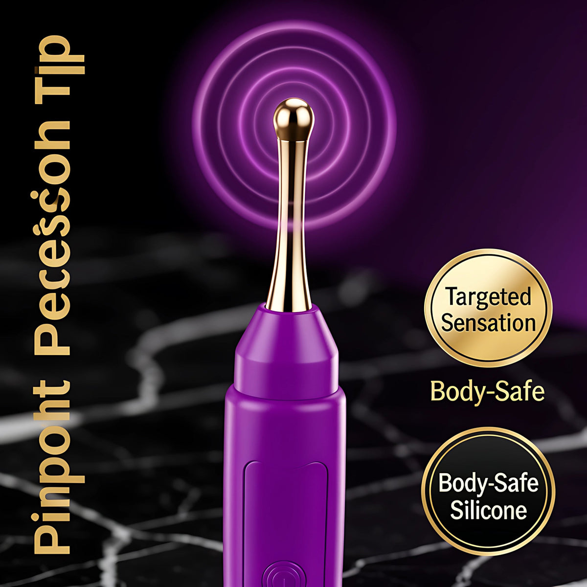Vibrator Wand with 100 Custom Modes & Replaceable Massage Heads - Mairalea