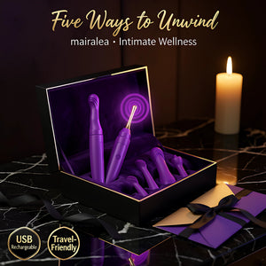 Vibrator Wand with 100 Custom Modes & Replaceable Massage Heads - Mairalea