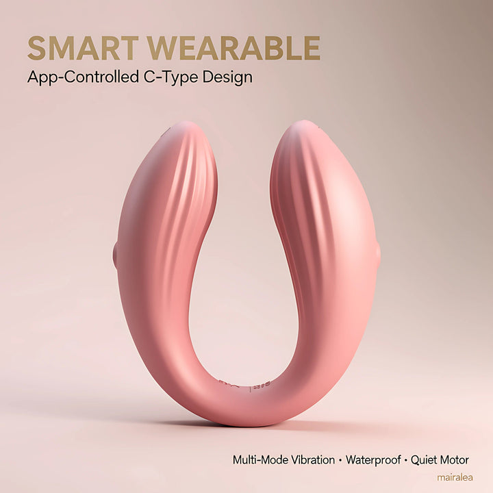 Wearable Vibrator – C-Type App Controlled Rechargeable Vibrator for Couples - Mairalea