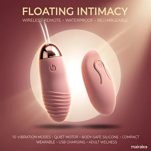 Wireless Vibrating Egg | Remote Control Wearable Love Egg, Waterproof, Multiple Modes, Quiet - Mairalea